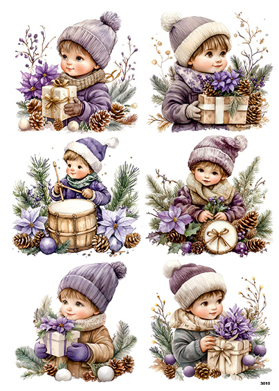 Serwetki Cudaniewidy - ilustracja do albumu XCN Papier ryżowy A4  ŚWIĄTECZNY