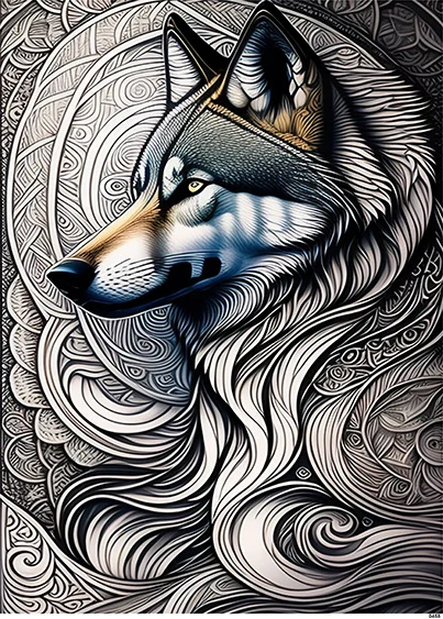CN0458 papier ryżowy WILK
