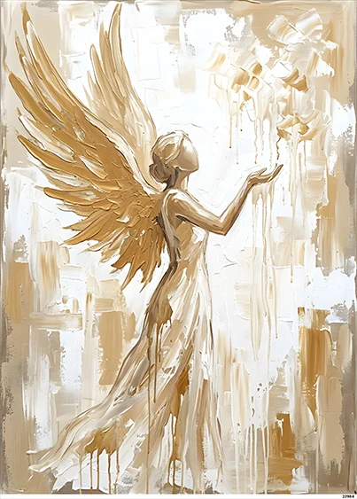 CN22984 papier ryżowy ANIOŁ ARTYSTYCZNY