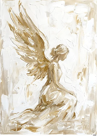 CN22989 papier ryżowy ANIOŁ ARTYSTYCZNY