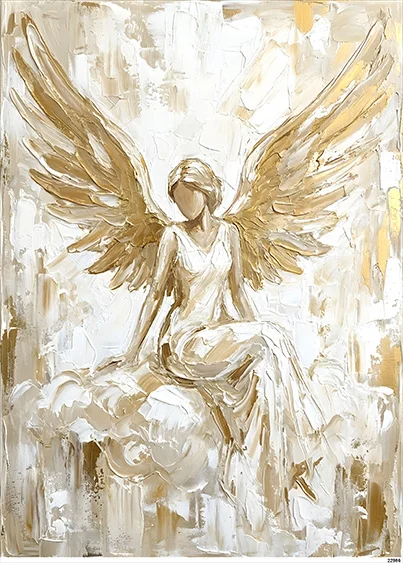 CN22986 papier ryżowy ANIOŁ ARTYSTYCZNY