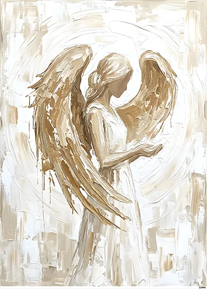 CN22995 papier ryżowy ANIOŁ ARTYSTYCZNY
