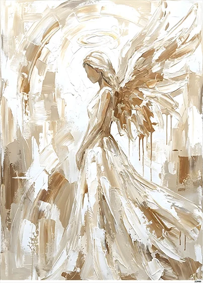 CN22998 papier ryżowy ANIOŁ ARTYSTYCZNY
