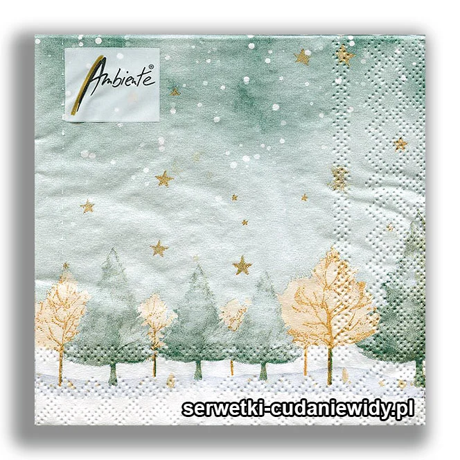 Serwetki w Paczkach Małe 25x25cm Boże Narodzenie