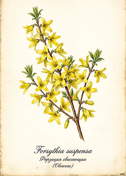 CN24068 papier ryżowy FORSYCJA