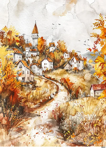 CN24919 papier ryżowy BOGATA WIEŚ