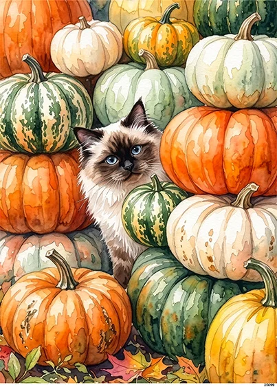 CN25099 papier ryżowy RAGDOLL W DYNIACH