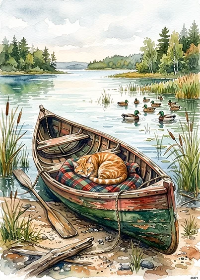 CN25271 papier ryżowy KOT