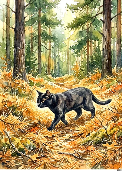 CN25292 papier ryżowy KOT