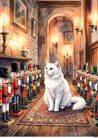 CN25484 papier ryżowy KOCIE ŚWIĘTA