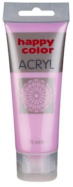 HCL09761 Farba akrylowa 75ml, różowy metalik, Happy Color