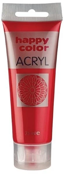 HCL7370007526 Farba akrylowa 75ml, ciemnoczerwony, Happy Color