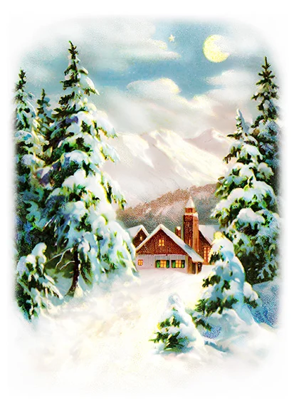 CN0293-A6 Zimowy Widok Z Daleka