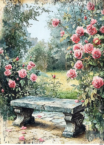 CN11512 Ławka Róże Park