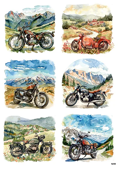CN1418 Motocykle W Górach