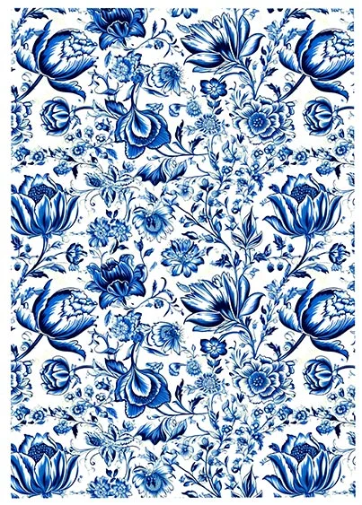 CN1596 Kwiaty Z Delft