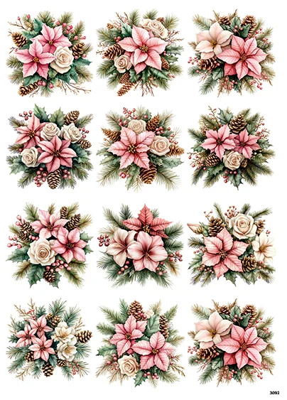 CN3092 Poinsettia Różowa
