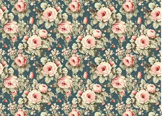 CN6814 Kwiaty Vintage