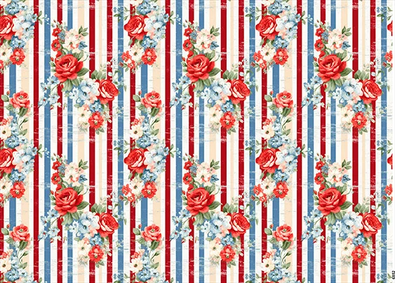 CN6852 Kwiaty Vintage