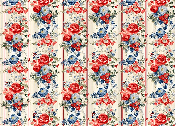 CN6853 Kwiaty Vintage