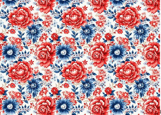 CN6855 Kwiaty Vintage