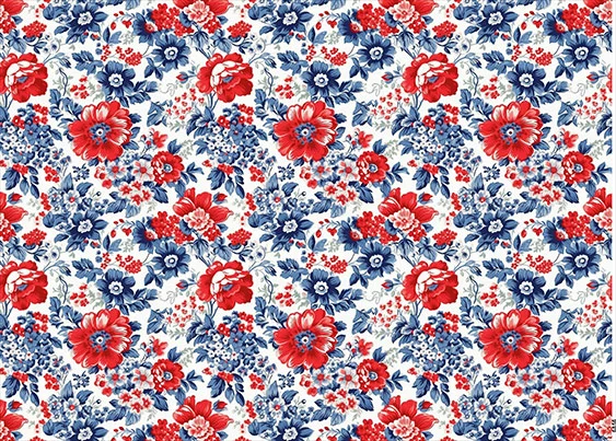 CN6856 Kwiaty Vintage