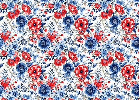 CN6857 Kwiaty Vintage
