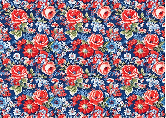 CN6858 Kwiaty Vintage
