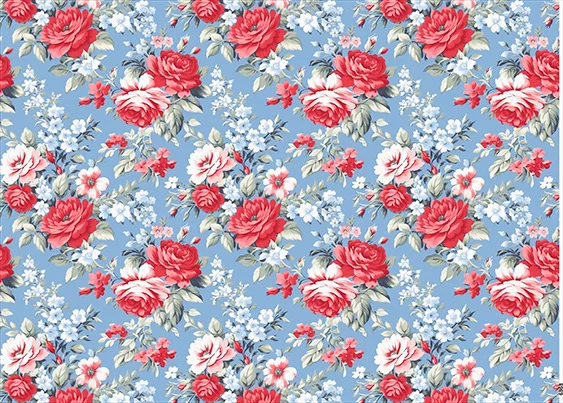 CN6868 Kwiaty Vintage