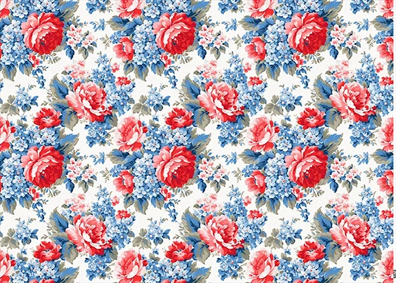 CN6870 Kwiaty Vintage