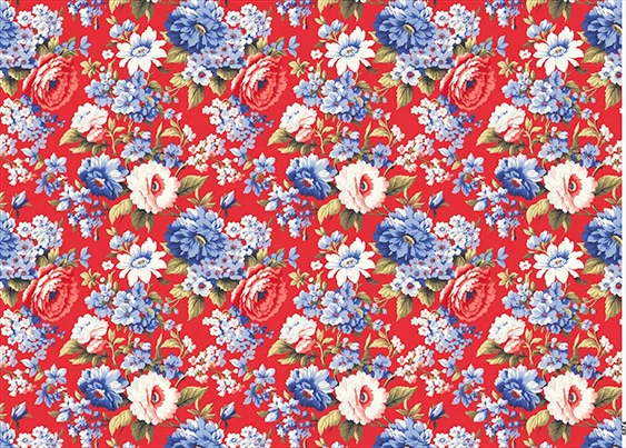 CN6874 Kwiaty Vintage