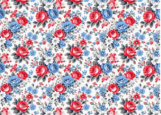 CN6875 Kwiaty Vintage