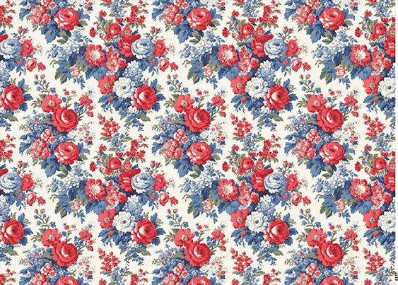 CN6877 Kwiaty Vintage