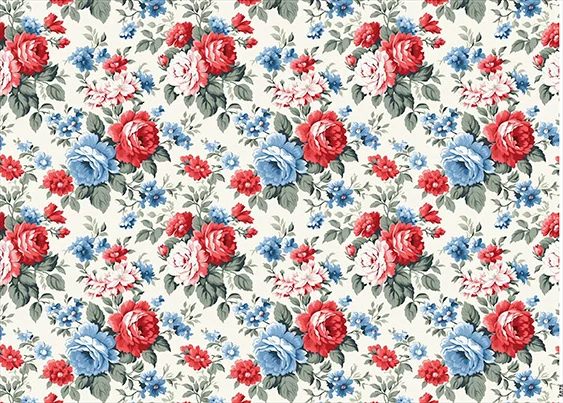 CN6878 Kwiaty Vintage