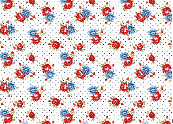 CN6880 Kwiaty Vintage