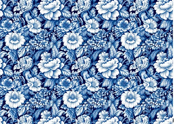 CN6884 Kwiaty Vintage