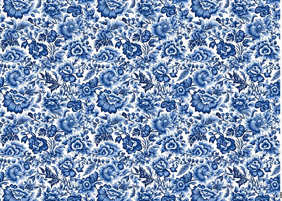 CN6886 Kwiaty Vintage