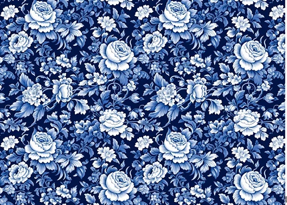 CN6888 Kwiaty Vintage