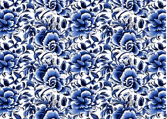CN6893 Kwiaty Vintage