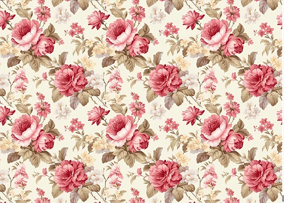 CN6933 Kwiaty Vintage