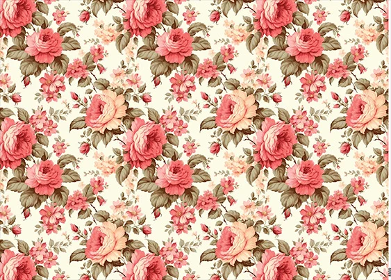 CN6939 Kwiaty Vintage