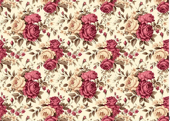 CN6941 Kwiaty Vintage