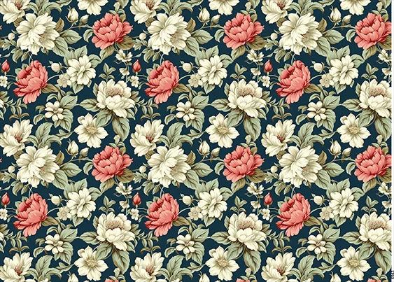 CN6943 Kwiaty Vintage