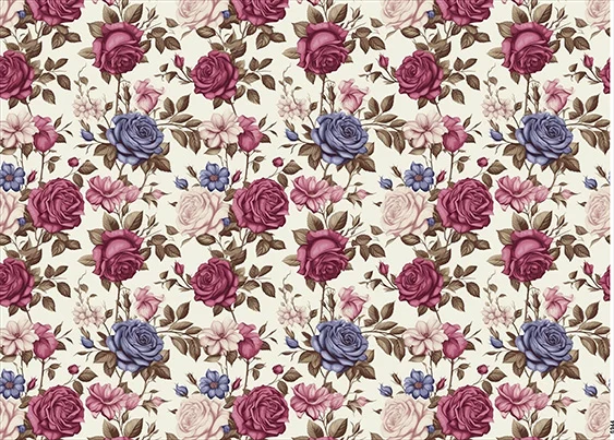 CN6944 Kwiaty Vintage