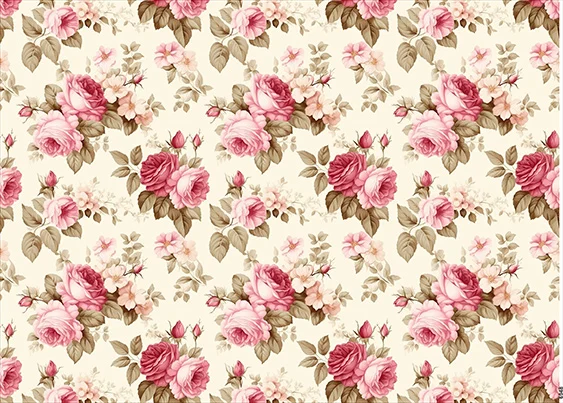 CN6948 Kwiaty Vintage