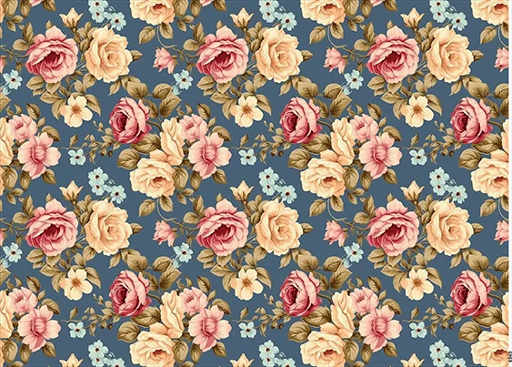 CN6949 Kwiaty Vintage