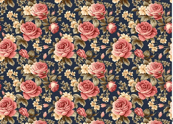 CN6950 Kwiaty Vintage