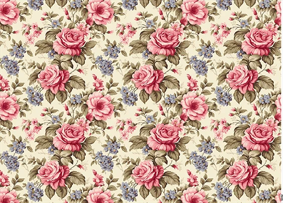 CN6952 Kwiaty Vintage