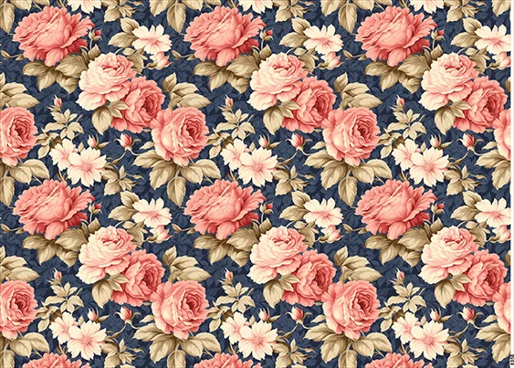 CN6956 Kwiaty Vintage
