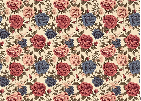 CN6960 Kwiaty Vintage